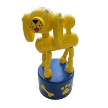 Load image into Gallery viewer, Wooden Wobbly Woofers Push-Up toys Assorted