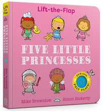 Load image into Gallery viewer, Five little princesses go to bed