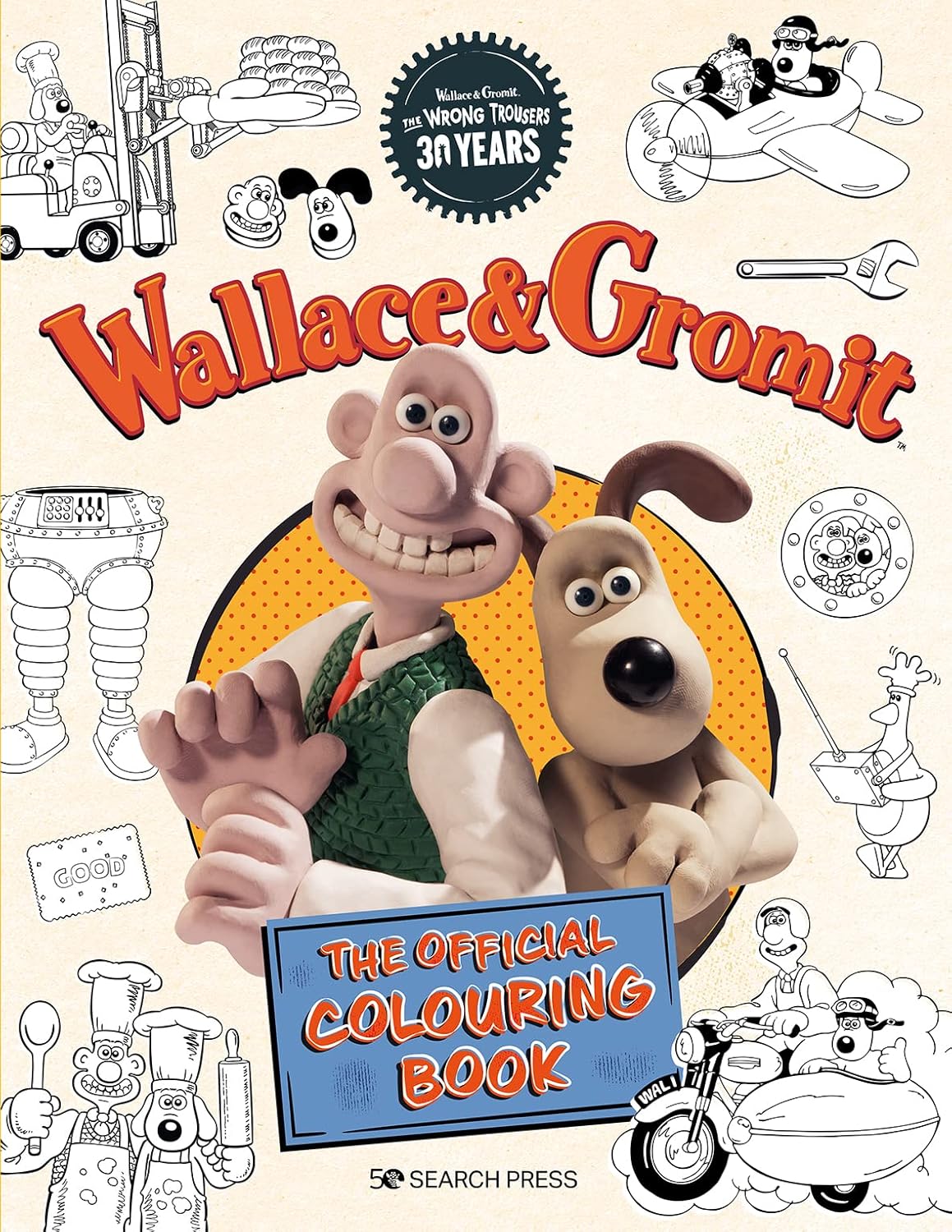 Wallace and Gromit - The official colouring book – Little Terras Ltd