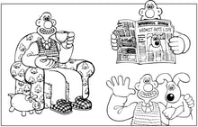 Load image into Gallery viewer, Wallace and Gromit - The official colouring book