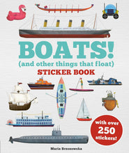 Load image into Gallery viewer, Boats And Other Things That Float - Sticker Book