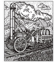 Load image into Gallery viewer, Trains Magic Painting Book