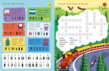 Load image into Gallery viewer, Usborne Mini Things To Do On A Train Journey