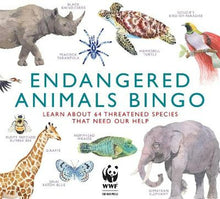 Load image into Gallery viewer, WWF ENDANGERED ANIMALS BINGO