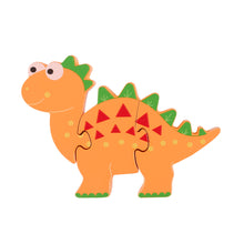Load image into Gallery viewer, Mini Puzzle - Stegosaurus