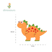 Load image into Gallery viewer, Mini Puzzle - Stegosaurus