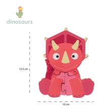 Load image into Gallery viewer, Mini Puzzle - Triceratops