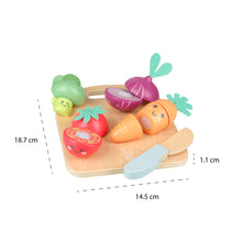 Load image into Gallery viewer, Happy Veggies Cutting Veg