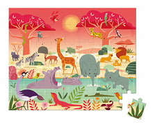 Load image into Gallery viewer, Janod Animal Reserve Puzzle - 54 PCS