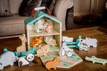 Load image into Gallery viewer, Orange Tree Zoo Play Set