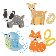 Load image into Gallery viewer, Orange Tree Woodland Animal Stitching Kit