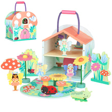 Load image into Gallery viewer, Orange Tree Fairy Tree Play Set