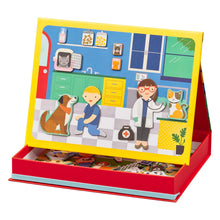 Load image into Gallery viewer, Petit Collage - Pet Hospital Magnetic Play Scene