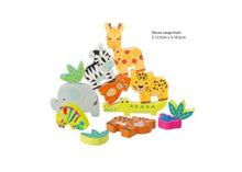 Load image into Gallery viewer, Orange Tree Stacking Jungle Animals