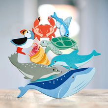 Load image into Gallery viewer, Tenderleaf Coastal Animals Shelf Set