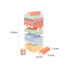 Load image into Gallery viewer, Orange Tree - Farmyard Animal Tumbling Tower