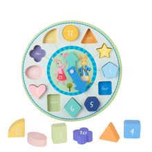 Load image into Gallery viewer, Shape Sorting Clock - Peter Rabbit TV
