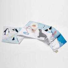 Load image into Gallery viewer, ThreadBear Snowy Friends Activity Cloth book
