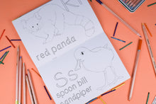 Load image into Gallery viewer, Alphabet Of Amazing Animals Colouring Book