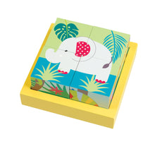 Load image into Gallery viewer, Orange Tree Toys Four Blocks - Jungle Animals