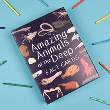 Load image into Gallery viewer, Amazing Animals Of The Deep Fact Cards