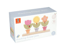 Load image into Gallery viewer, Orange Tree Toys Stacking Flower Pots