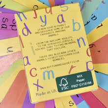 Load image into Gallery viewer, Alphabet of Amazing Animals Flash Cards