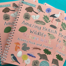 Load image into Gallery viewer, Amazing British Wildlife Nature Walk Journal and Activity Book
