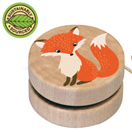 Wooden Wildlife Yoyos Assorted