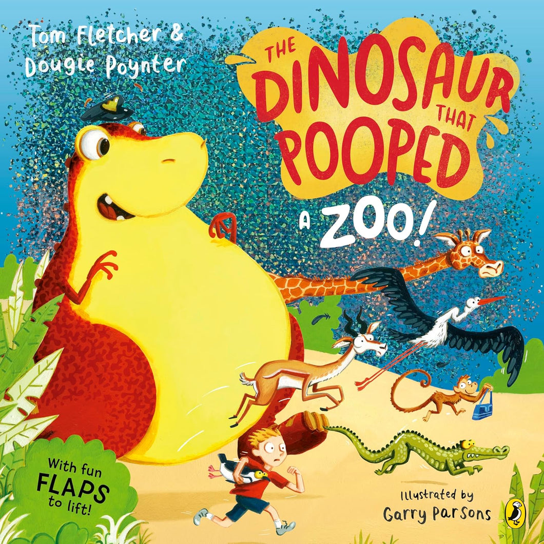 The Dinosaur That Pooped A Zoo - Lift the flap