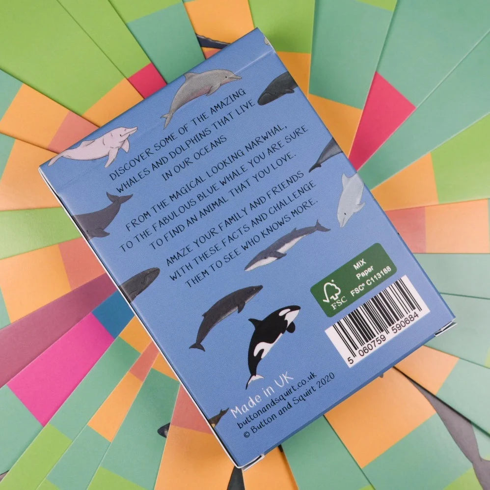 Amazing Whales and Dolphins Fact Cards