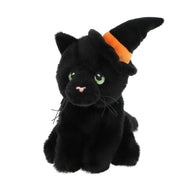 Keeleco Black Cat with Witch Hat 15cm