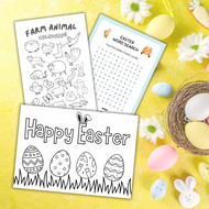 Easter activity pages