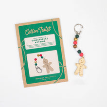 Load image into Gallery viewer, Cotton Twist Make Your Own Wooden Gingerbread Keyring
