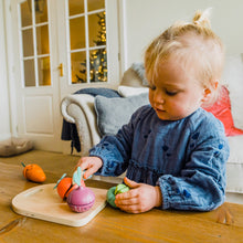 Load image into Gallery viewer, Happy Veggies Cutting Veg
