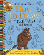 How to draw the Gruffalo and friends book by Axel Scheffler 