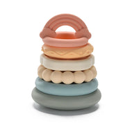 Jumini Rainbow Stacking Sillicone Tower