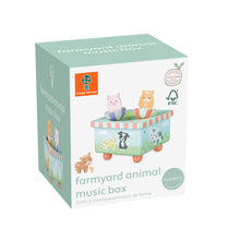 Load image into Gallery viewer, Orange Tree Farm Animal Music Box
