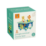 Orange Tree Jungle Animals Music Box