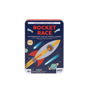 Magnetic rocket race