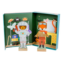 Load image into Gallery viewer, Petit Collage - Make believe magnetic dress up
