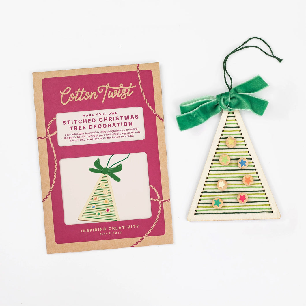 Cotton Twist Make Your Own Stitched Christmas Tree Decoration