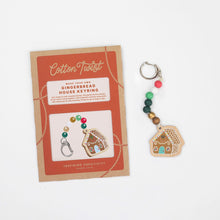 Load image into Gallery viewer, Cotton Twist Make Your Own Gingerbread House Keyring
