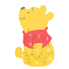 Load image into Gallery viewer, Number Puzzle - Winnie The Pooh
