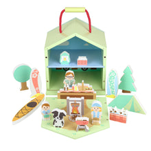 Load image into Gallery viewer, Orange Tree  Camping Play Set
