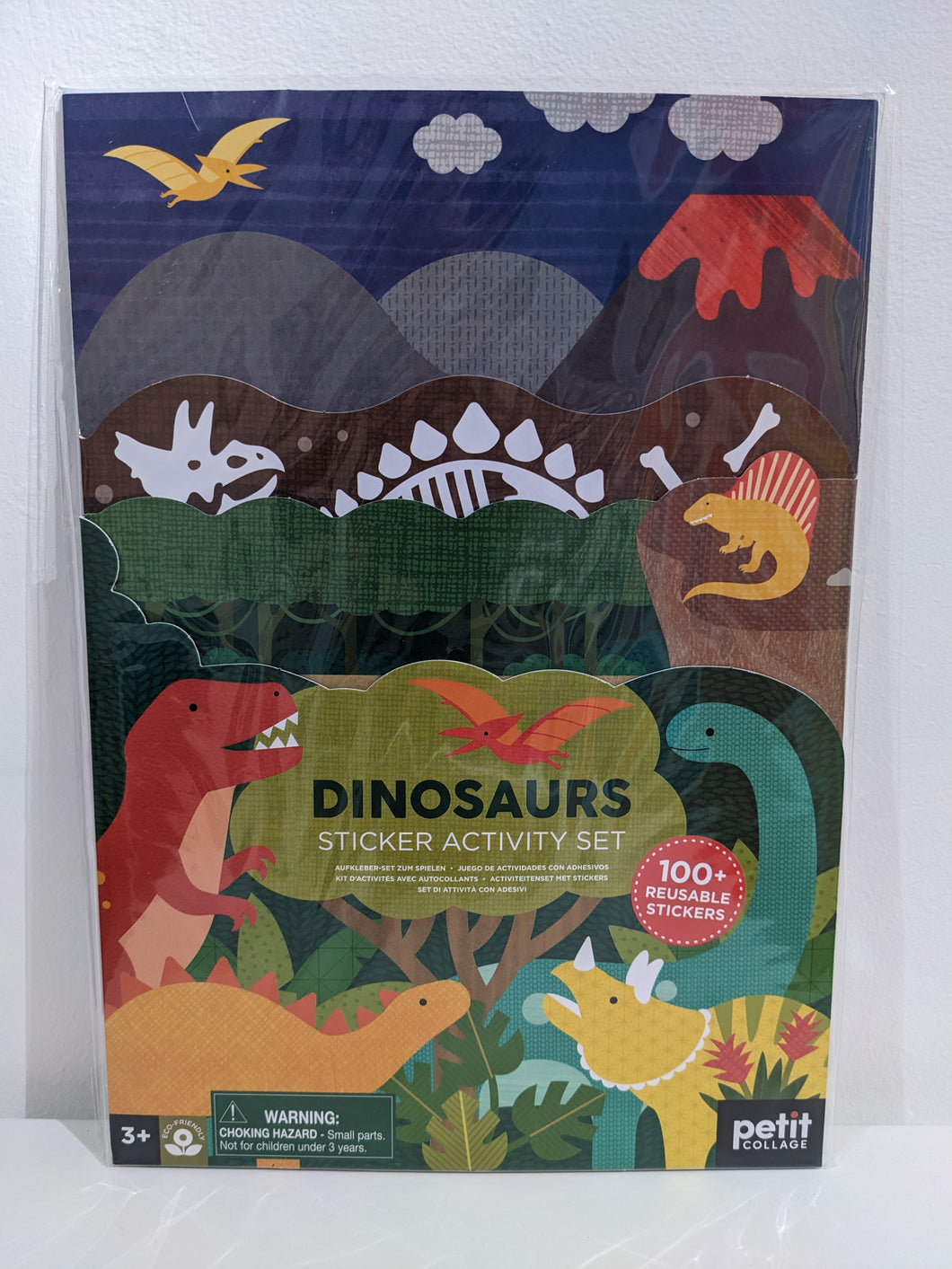 Petit Collage  - Dinosaurs Sticker Activity Set