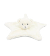 Keeleco Baby Blanket White & Grey Bear 32cm