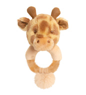 Keeleco Baby Ring Rattle Huggy Giraffe  14cm