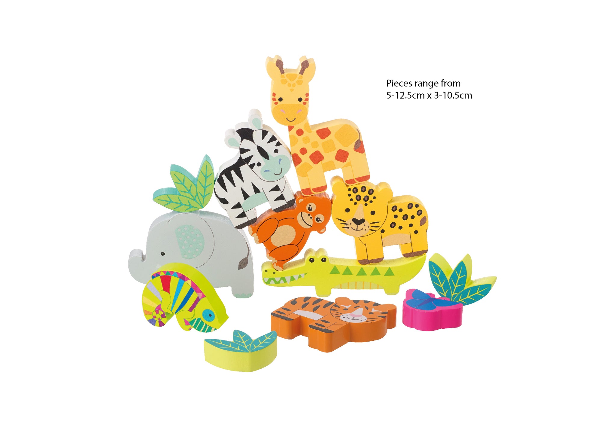 Orange Tree Stacking Jungle Animals – Little Terras Ltd
