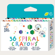 Haku Yoka Spiral Crayons - 36 Colours